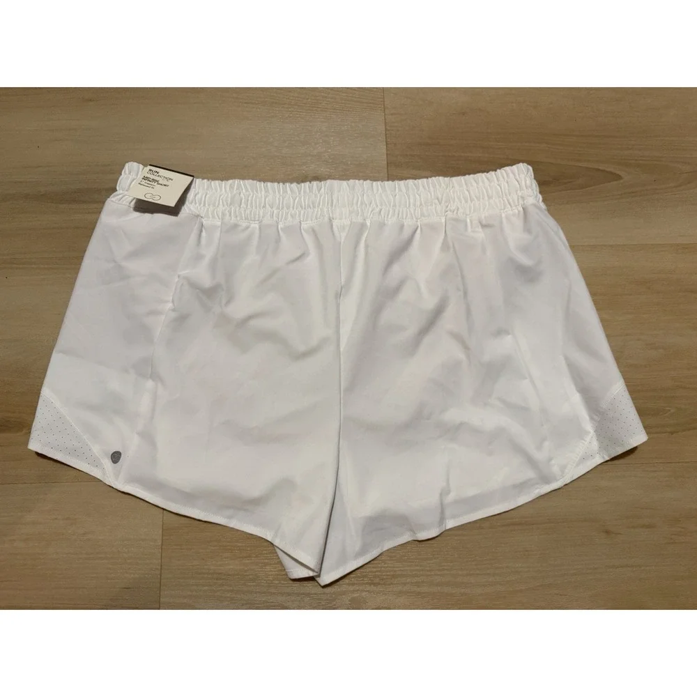 Calia Mid Rise Infinity Short Run Collection Pure White 3